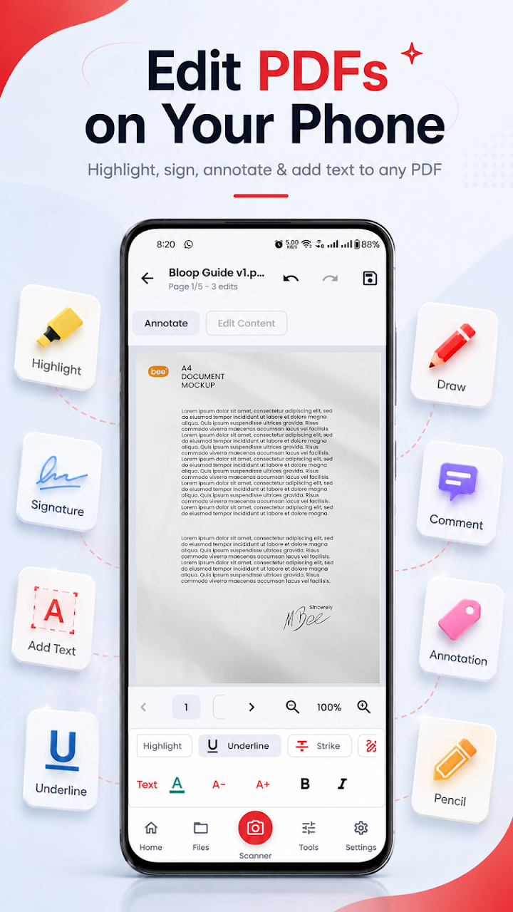 PDF Reader: Editor & Scanner screenshot 3