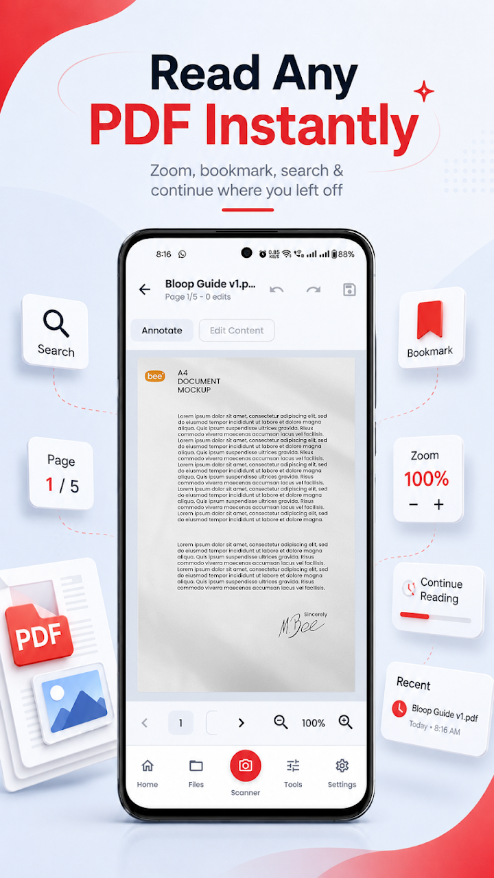 PDF Reader: Edit & Scan screenshot 6