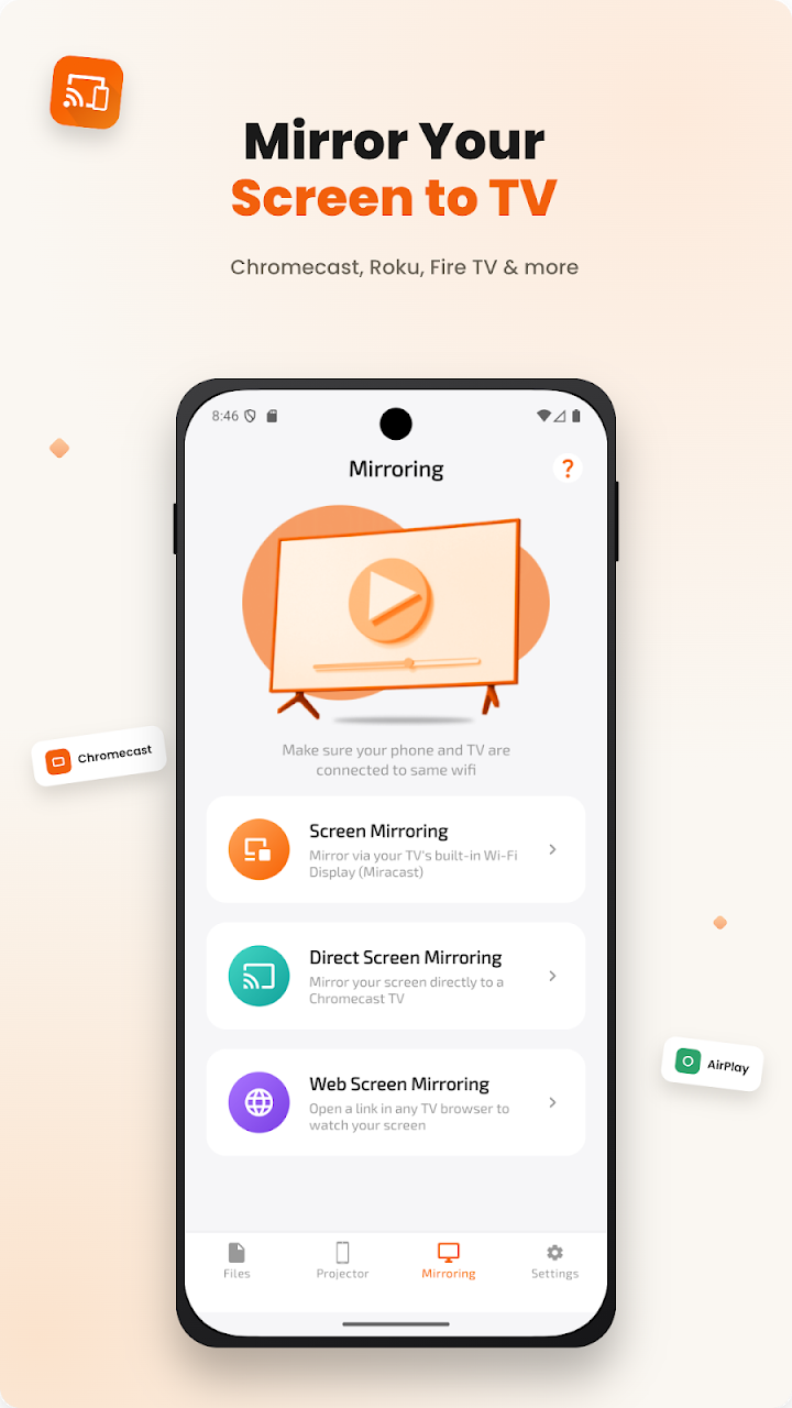 Screen Mirroring Cast To TV screenshot 8